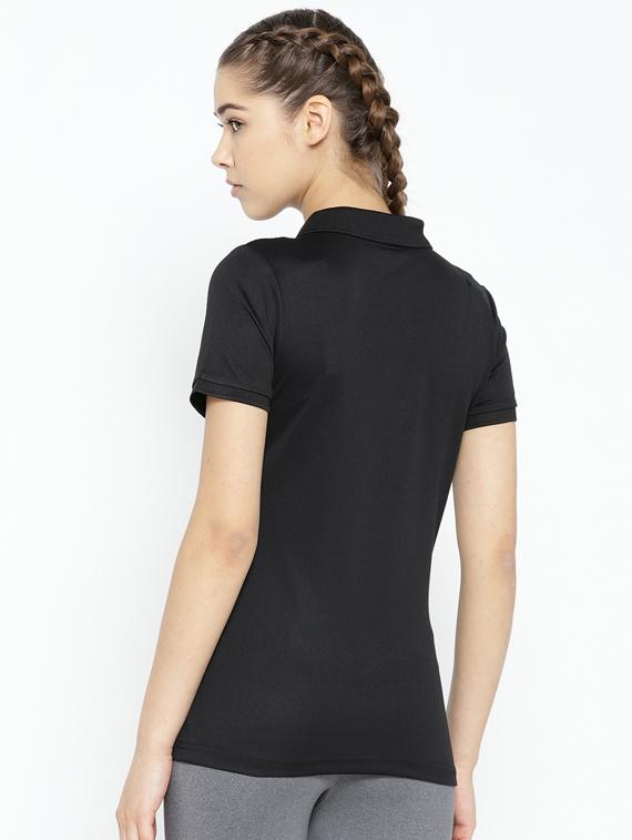 polo neck solid tee - 17664809 - Zoom Image - 3