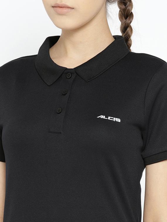 polo neck solid tee - 17664809 - Zoom Image - 5