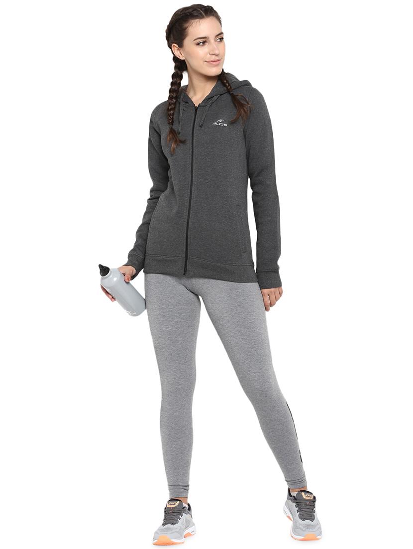 hooded neck solid jacket - 17664893 - Zoom Image - 4