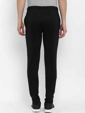 black solid full length track pant - 17665094 - Standard Image - 3
