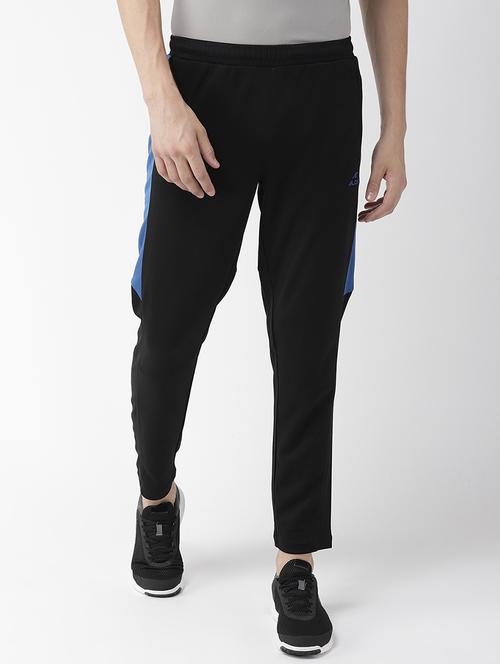 black color block full length track pant - 17665104 - Standard Image - 1