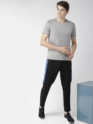black color block full length track pant - 17665104 - Standard Image - 4