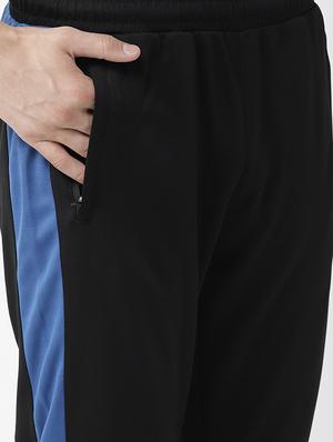 black color block full length track pant - 17665104 - Standard Image - 5