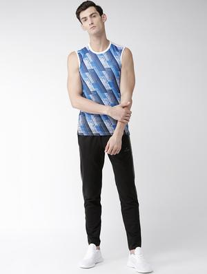 black solid full length track pant - 17665109 - Standard Image - 3