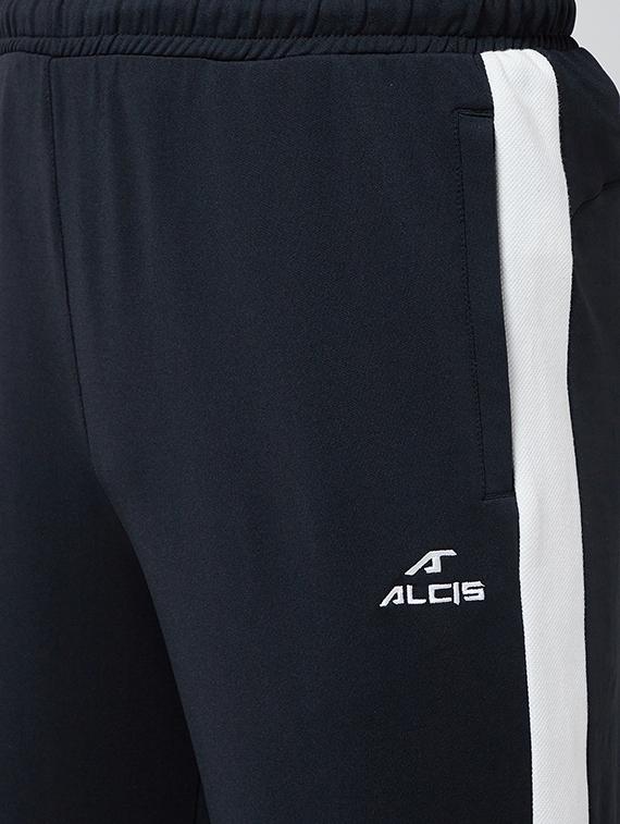 black color block full length track pant - 17665116 - Zoom Image - 5