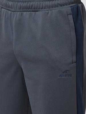 grey side taped full length track pant - 17665119 - Standard Image - 5