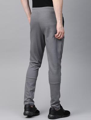 black solid joggers track pant - 17665138 - Standard Image - 3