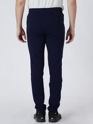 navy blue solid full length track pant - 17665143 - Standard Image - 3