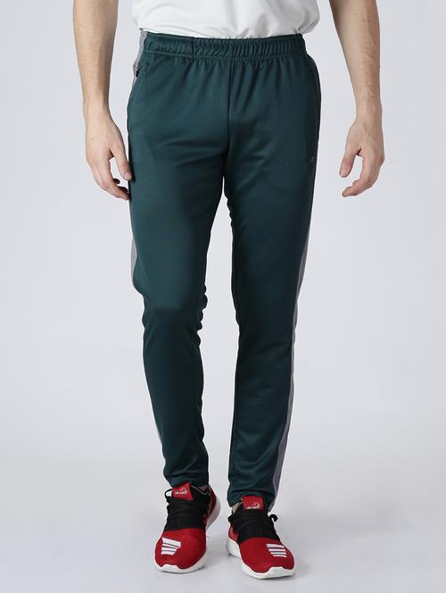 green side striped full length track pant - 17665147 - Standard Image - 1