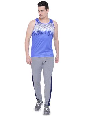 navy blue side taped full length track pant - 17665148 - Standard Image - 4