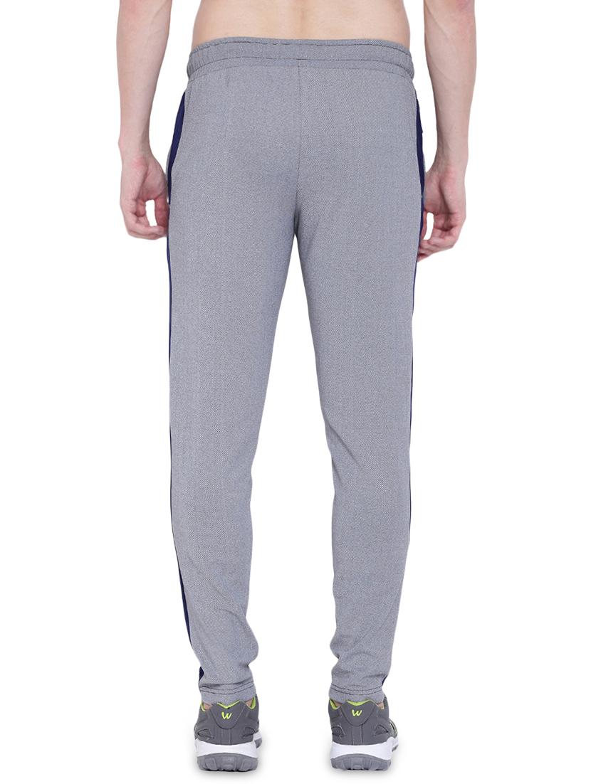 navy blue side taped full length track pant - 17665148 - Zoom Image - 3