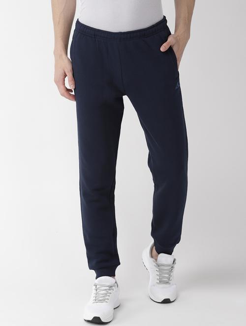 navy blue solid jogger - 17665173 - Standard Image - 1