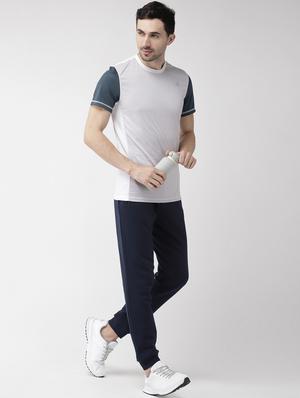 navy blue solid jogger - 17665173 - Standard Image - 4