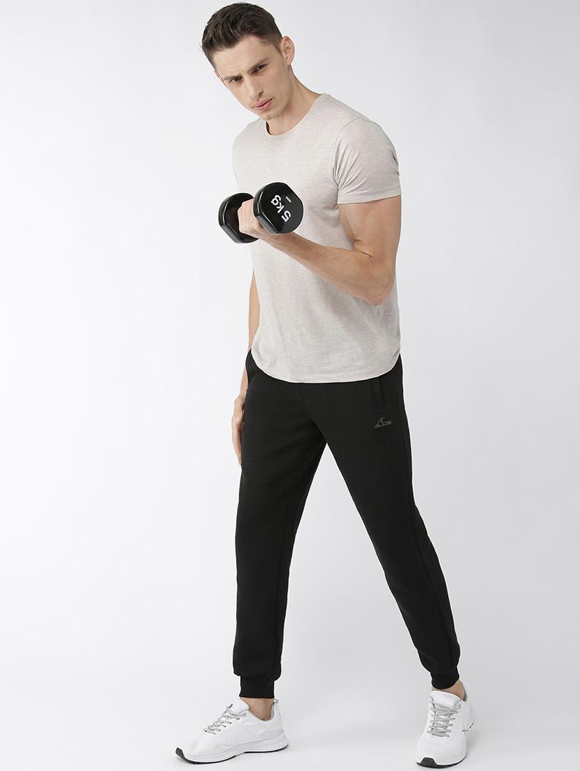 black solid jogger - 17665176 - Zoom Image - 4