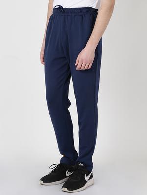 navy blue side striped full length track pant - 17665182 - Standard Image - 2
