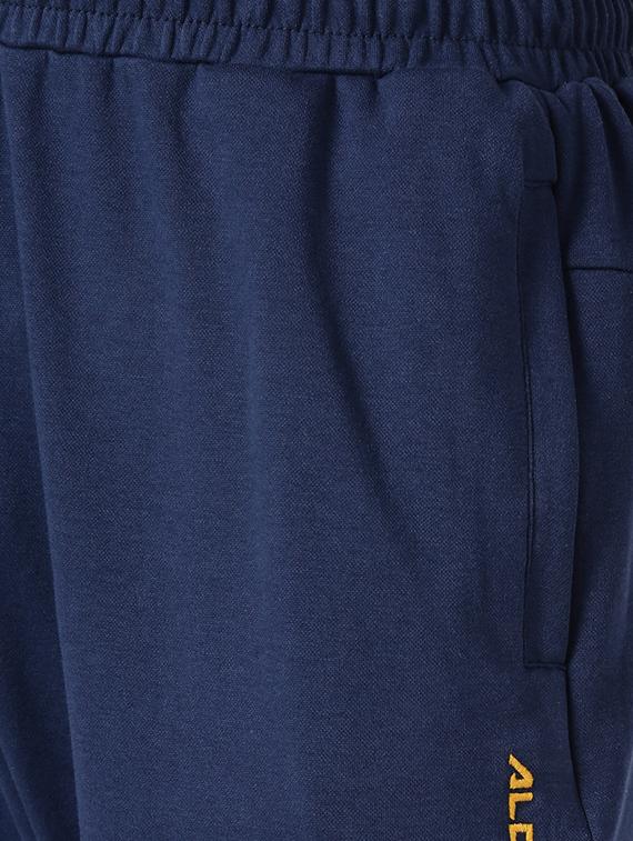 navy blue side striped full length track pant - 17665182 - Zoom Image - 5