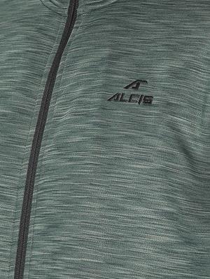 green solid casual jacket - 17665202 - Standard Image - 5