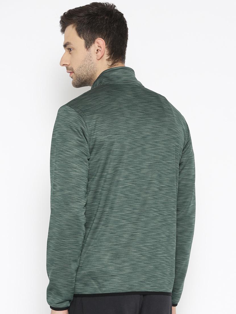 green solid casual jacket - 17665202 - Zoom Image - 3