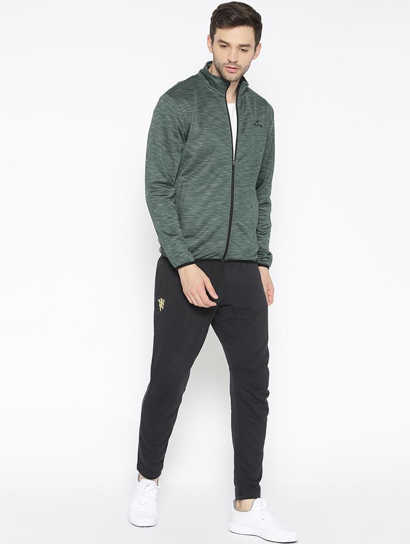 green solid casual jacket - 17665202 - Zoom Image - 4