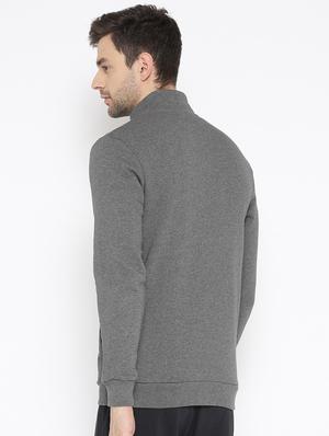 grey solid casual jacket - 17665203 - Standard Image - 3