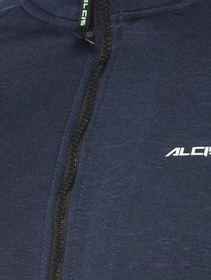 navy blue solid casual jacket - 17665205 - Standard Image - 4