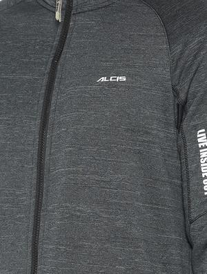 grey solid casual jacket - 17665206 - Standard Image - 4