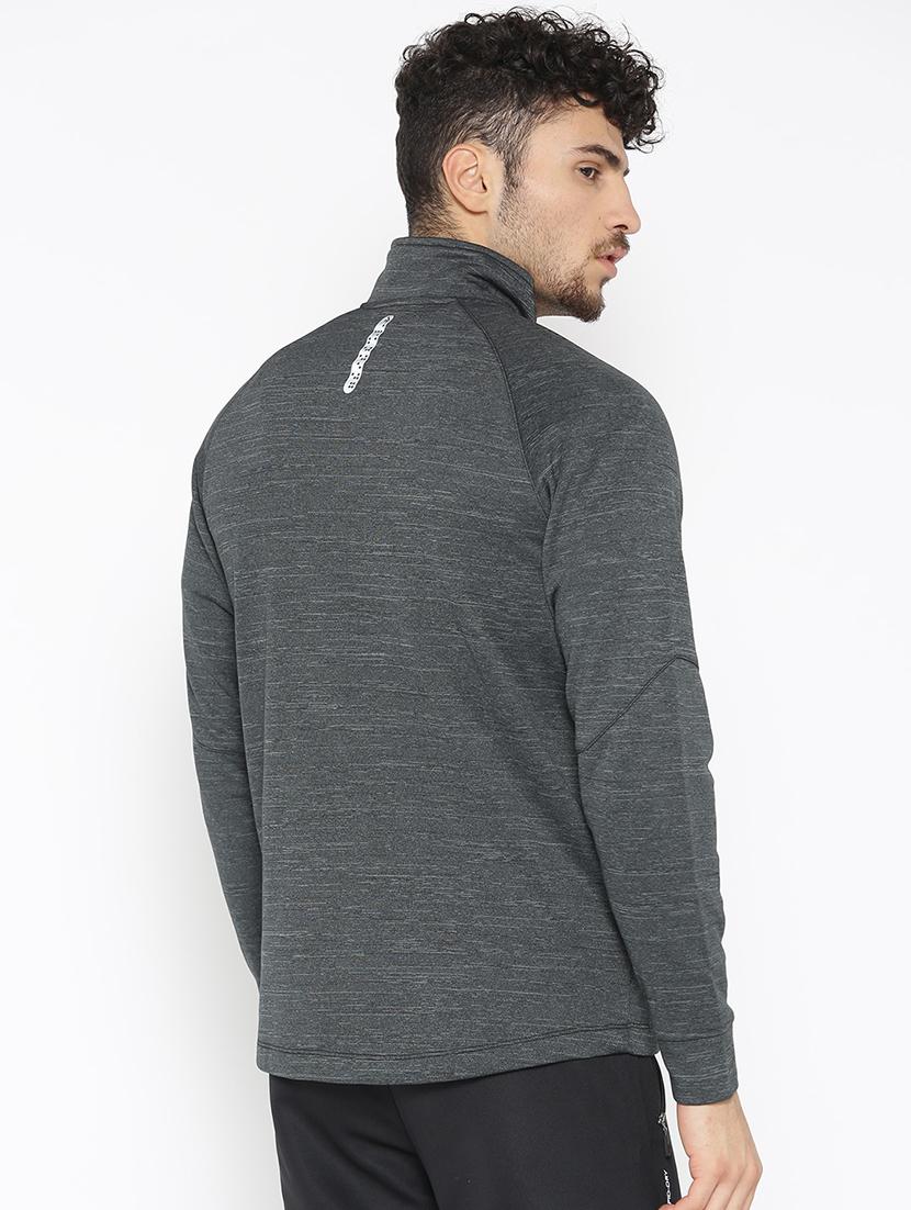grey solid casual jacket - 17665206 - Zoom Image - 3