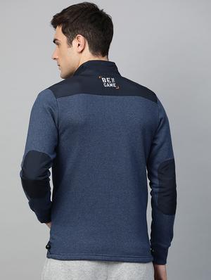 navy blue solid casual jacket - 17665209 - Standard Image - 3