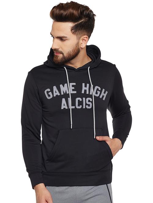 black printed sweatshirt - 17665213 - Standard Image - 1
