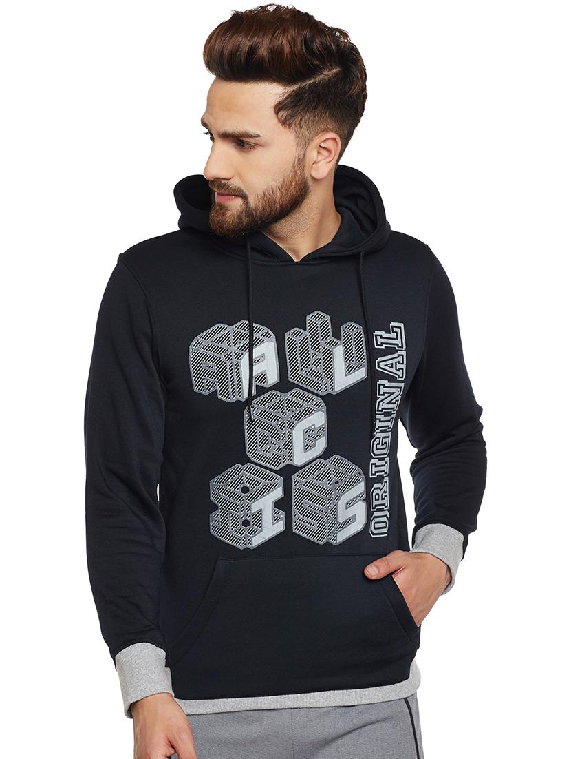 black printed sweatshirt - 17665214 - Zoom Image - 1