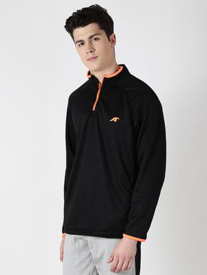 black solid sweatshirt - 17665215 - Standard Image - 2