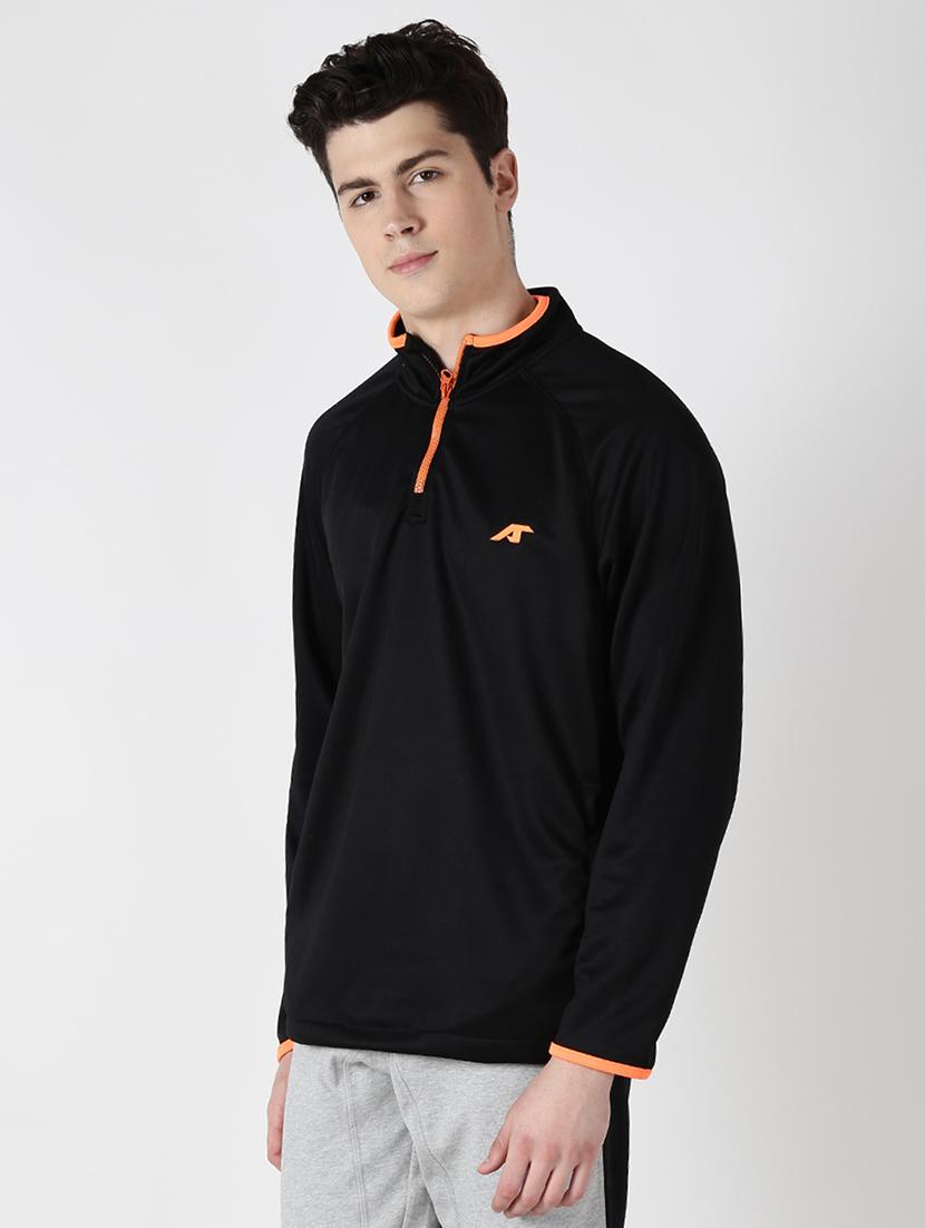 black solid sweatshirt - 17665215 - Zoom Image - 2