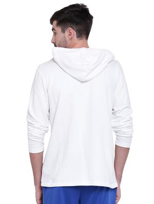 white solid sweatshirt - 17665217 - Standard Image - 3