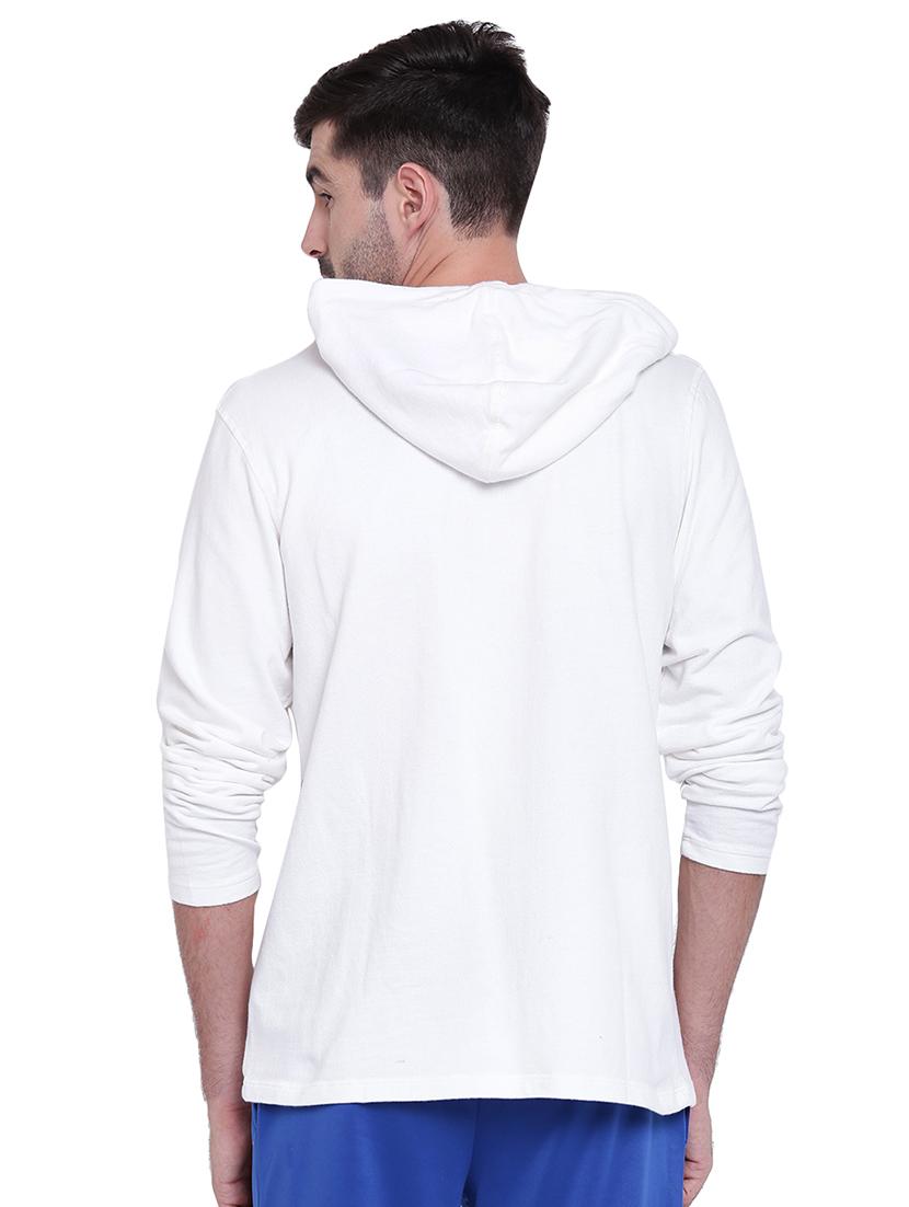 white solid sweatshirt - 17665217 - Zoom Image - 3
