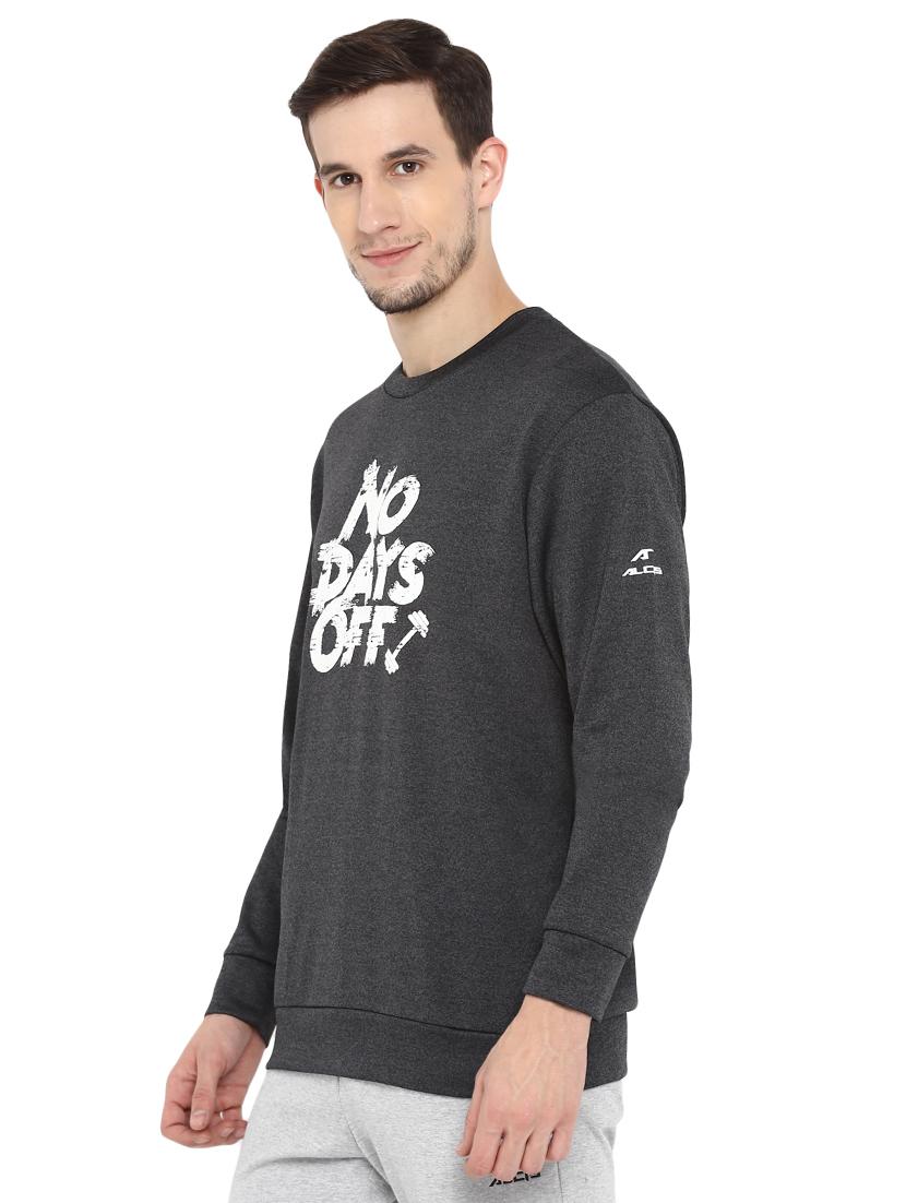 black printed sweatshirt - 17665223 - Zoom Image - 2