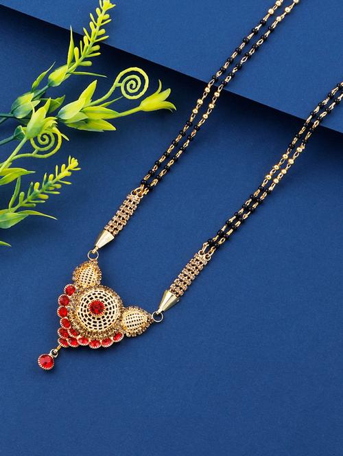 gold beads mangalsutra - 17665273 - Very Small Image - 1
