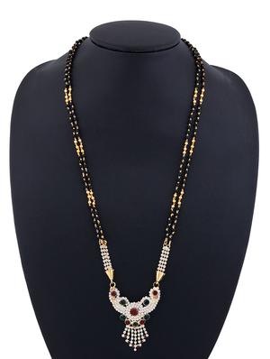 gold beads mangalsutra - 17665275 - Standard Image - 5