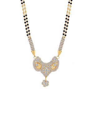gold beads mangalsutra - 17665276 - Standard Image - 3