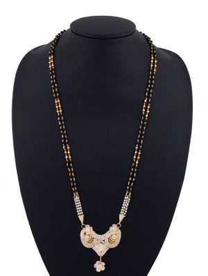gold beads mangalsutra - 17665276 - Standard Image - 5