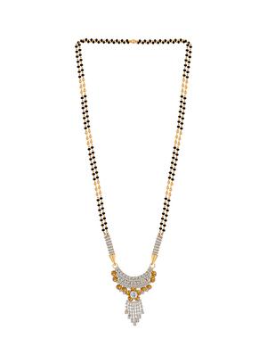 gold beads mangalsutra - 17665279 - Standard Image - 4