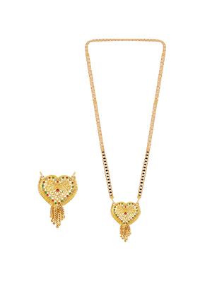 gold beads mangalsutra - 17665280 - Standard Image - 2