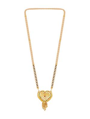 gold beads mangalsutra - 17665280 - Standard Image - 4