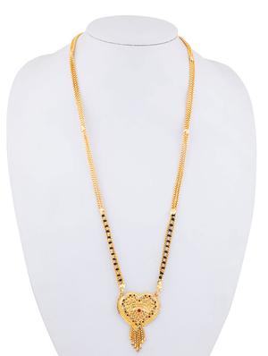 gold beads mangalsutra - 17665280 - Standard Image - 5