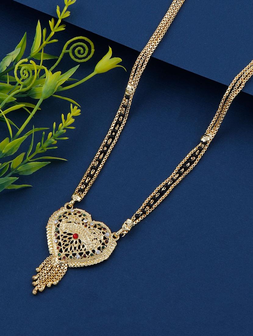 gold beads mangalsutra - 17665280 - Zoom Image - 1