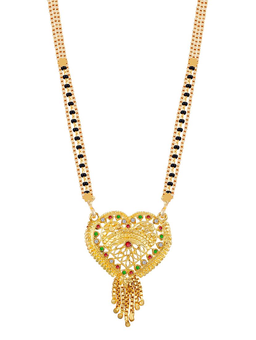 gold beads mangalsutra - 17665280 - Zoom Image - 3