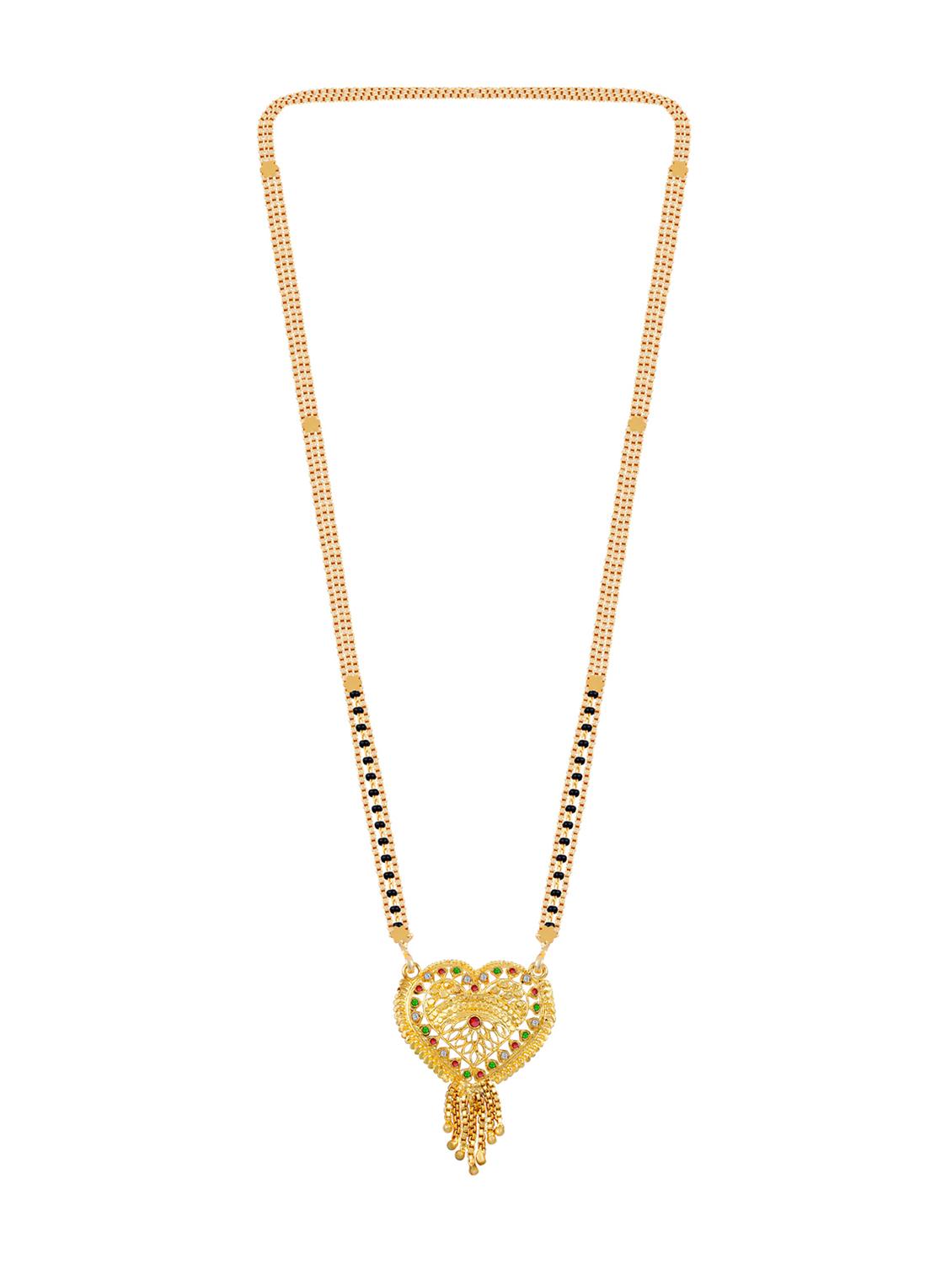 gold beads mangalsutra - 17665280 - Zoom Image - 4