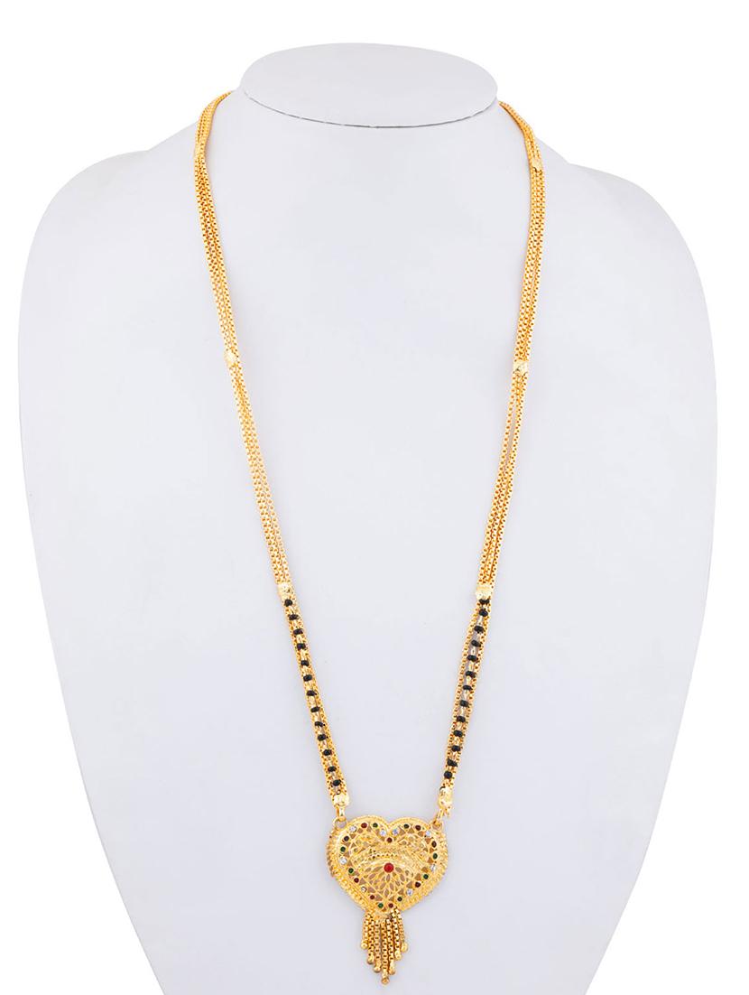 gold beads mangalsutra - 17665280 - Zoom Image - 5