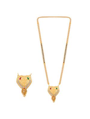 gold beads mangalsutra - 17665281 - Standard Image - 2