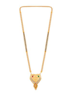 gold beads mangalsutra - 17665281 - Standard Image - 4