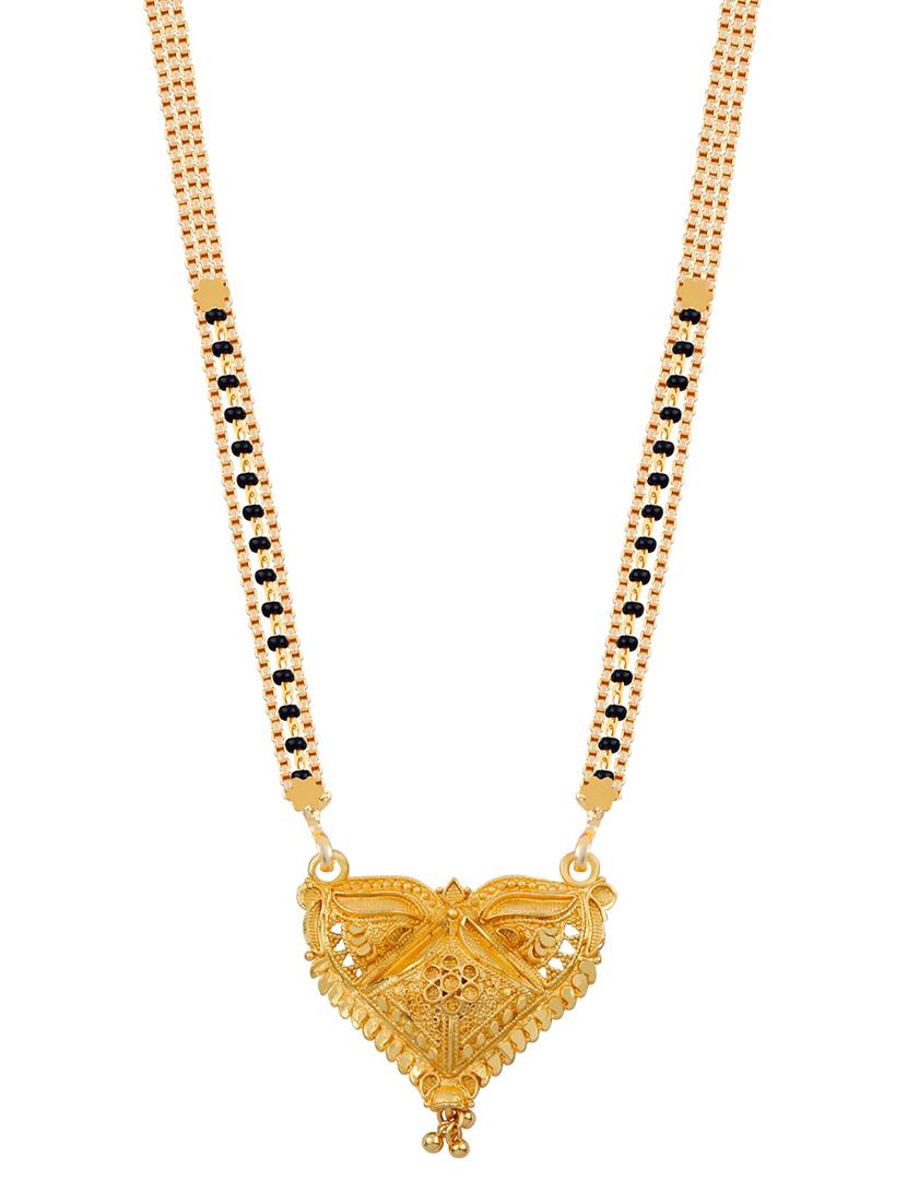 gold beads mangalsutra - 17665282 - Zoom Image - 3